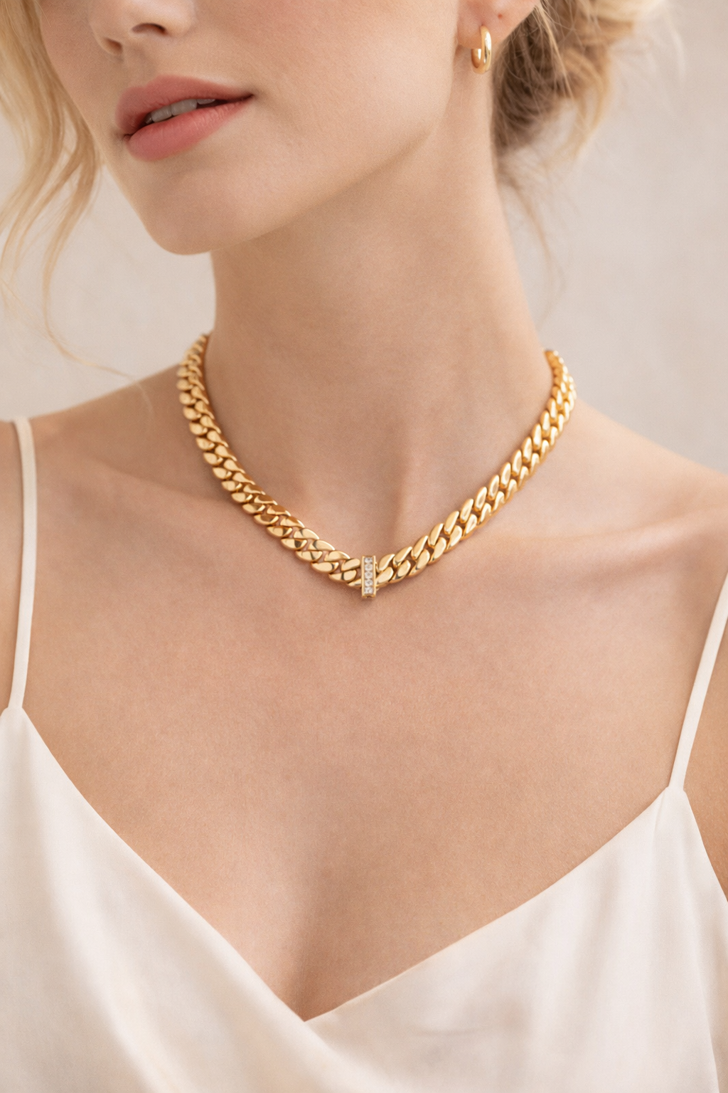 Cuban Flat Chain Necklace
