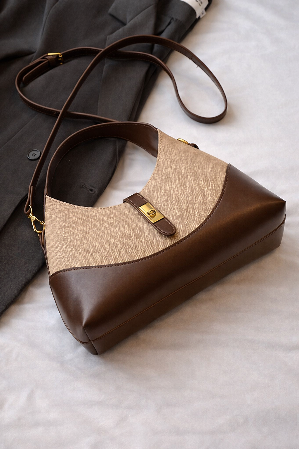 Valentina Structured Colorblock Bag