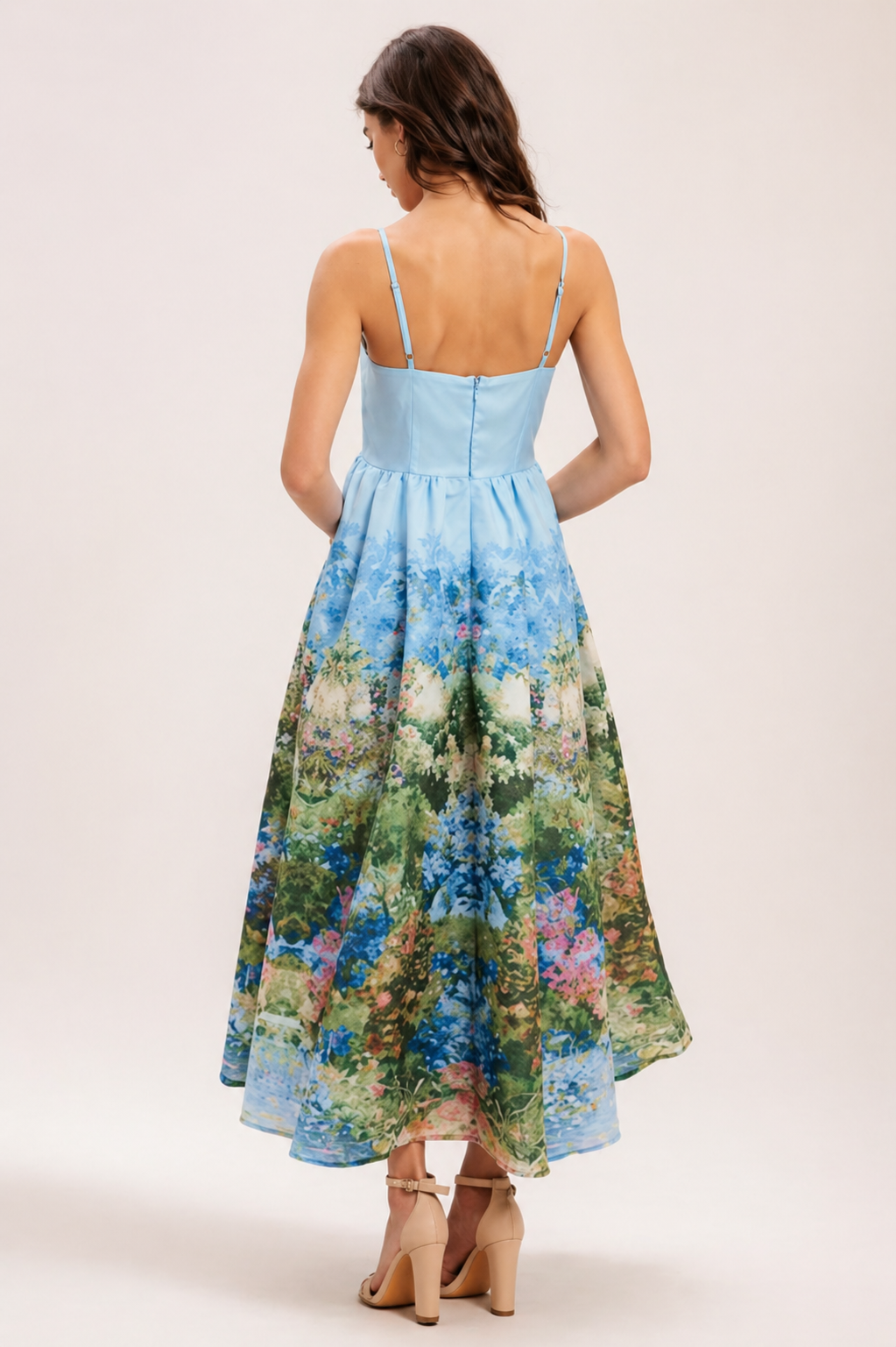 Monet Garden Midi Dress