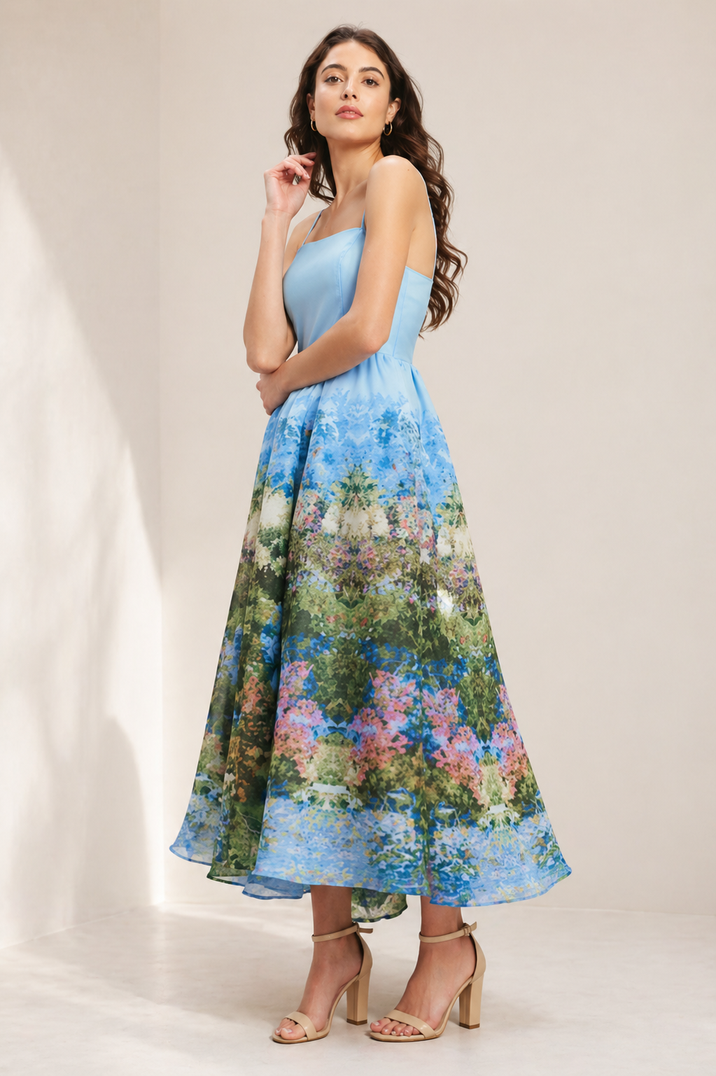 Monet Garden Midi Dress